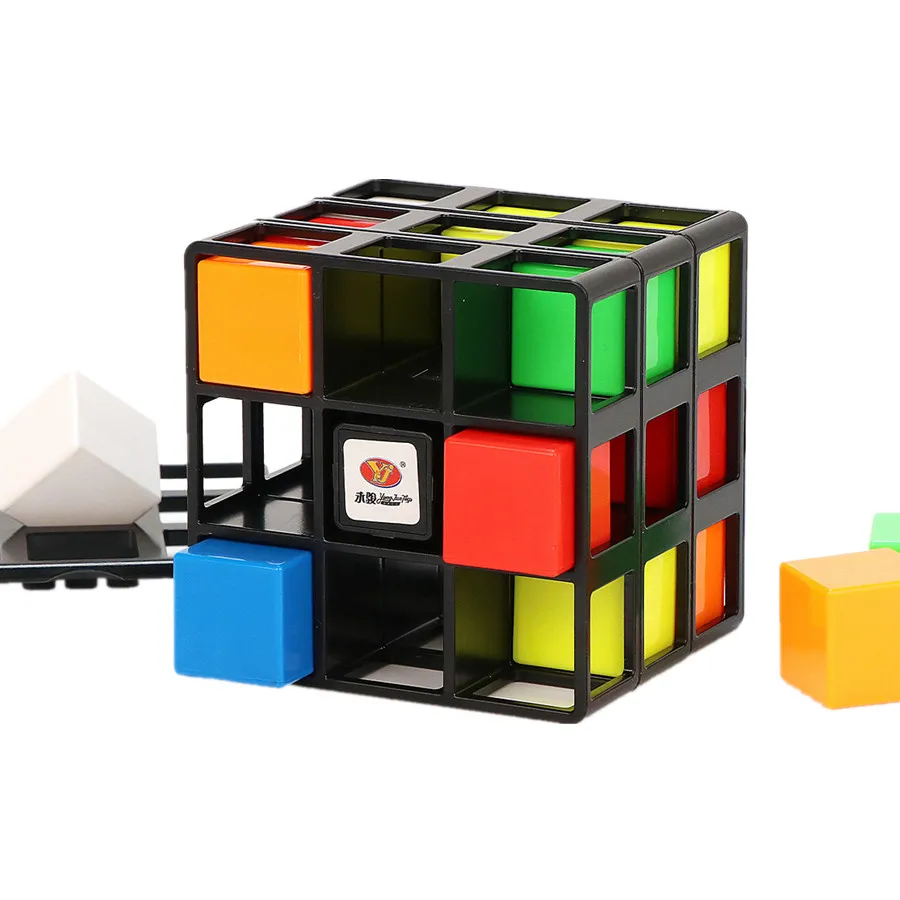 

Веселые игры YJ, волшебный куб 3x3, клетка-куб, Развивающие головоломки, игрушки, волшебные кубики для детей, развивающая игрушка