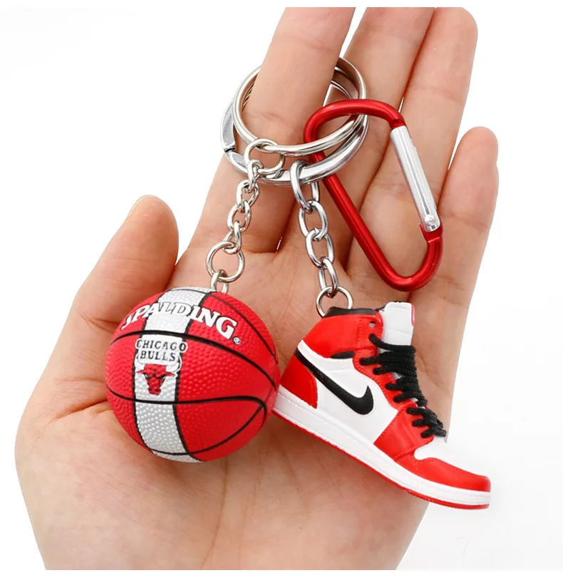 

Креативная 3D Мини Баскетбольная обувь стереоскопическая модель брелки для кроссовок Брелок сувенир автомобильный Рюкзак Подвеска подарок