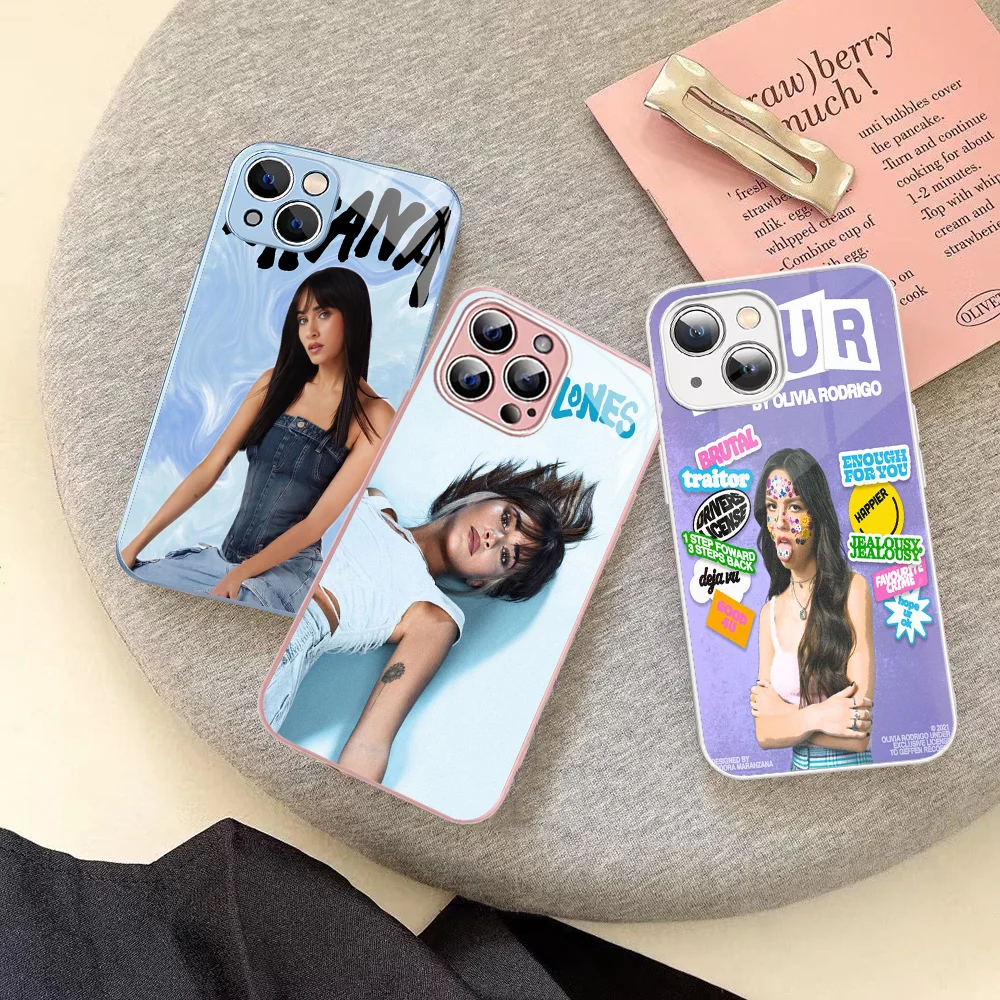 A-Aitana-O-Ocanaes Singer Phone Case Tempered Glass For iphone 14 13 12 11 Pro Mini XS MAX 14Plus X XR Fundas