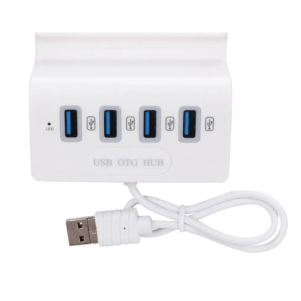 

Usb-хаб сплиттер кабеля настольная док-станция 4 порта многофункционального органайзера USB адаптер