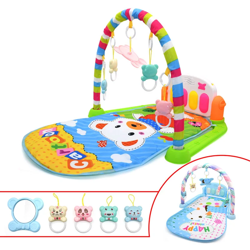 

DSUE Baby Toys Music Play Mat Kid‘s Puzzle Carpet with Piano Keyboard Infant Fitness Crawling Rug Early Education Gym Baby Toy