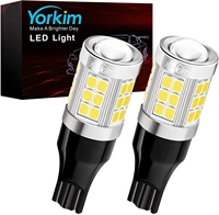 yorkim 921 led bulb t15 led reverse lights for trucks w16w 912 replacement for backup lights cargo lights xenon white pack of 2
