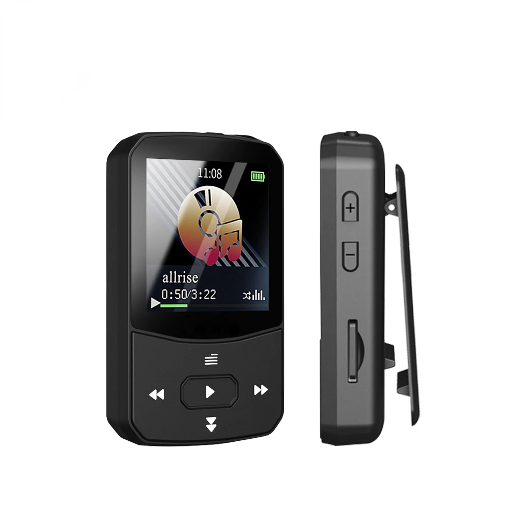 

Спортивный Bluetooth MP3-плеер для бега с музыкальным воспроизведением на руку Портативный Клип шагомер FM радио TF Запись Mini Mp 3