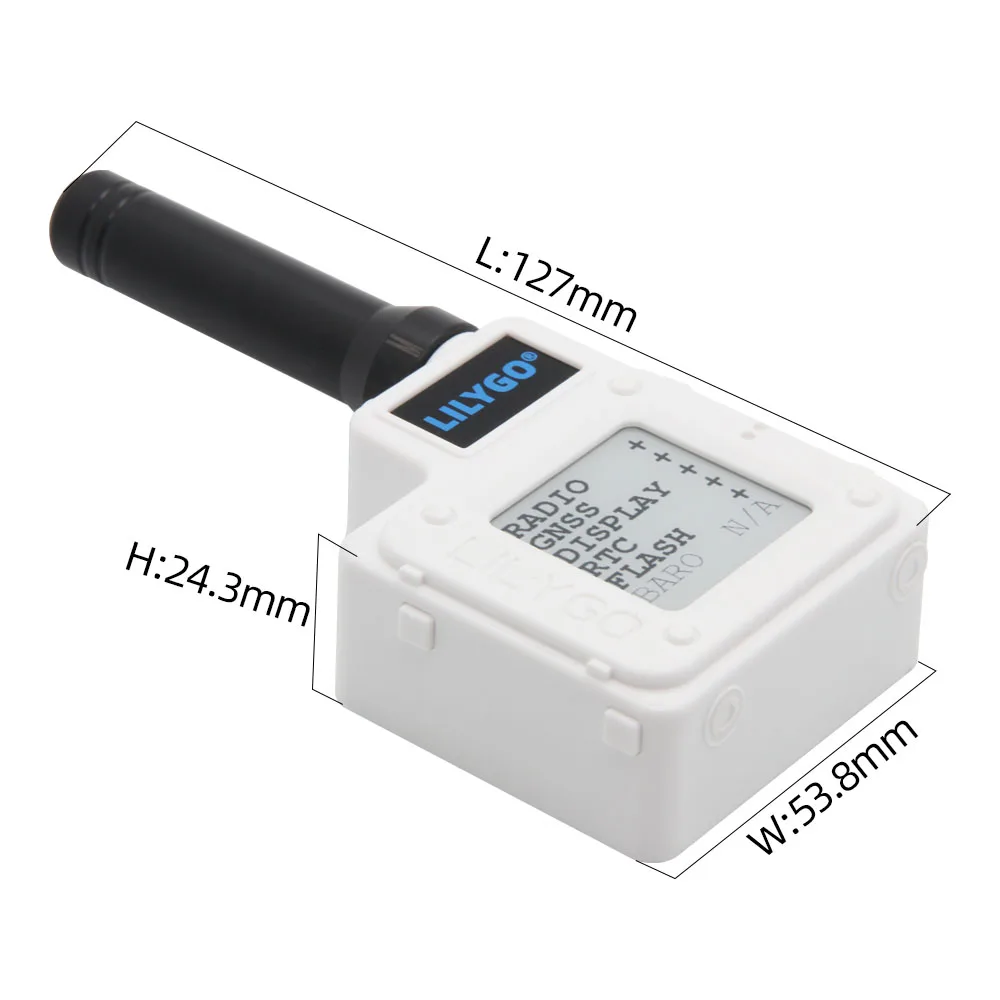 LILYGO® TTGO SotfRF T-Echo NRF52840 LoRa SX1262 433/868/915MHz Wireless Module L76K GPS 1.54 E-Paper BME280 Sensor for Arduino |