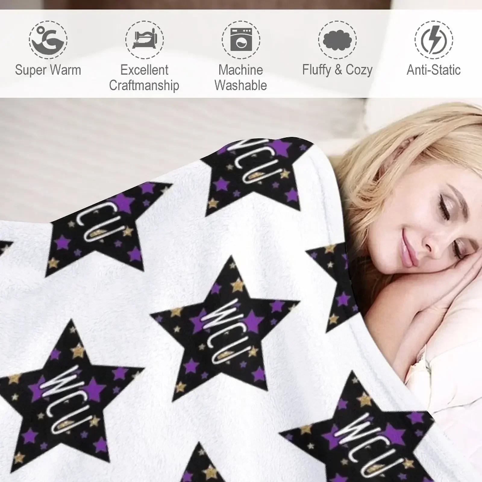 Одеяло WCU для кемпинга роскошные тяжелые меховые одеяла St