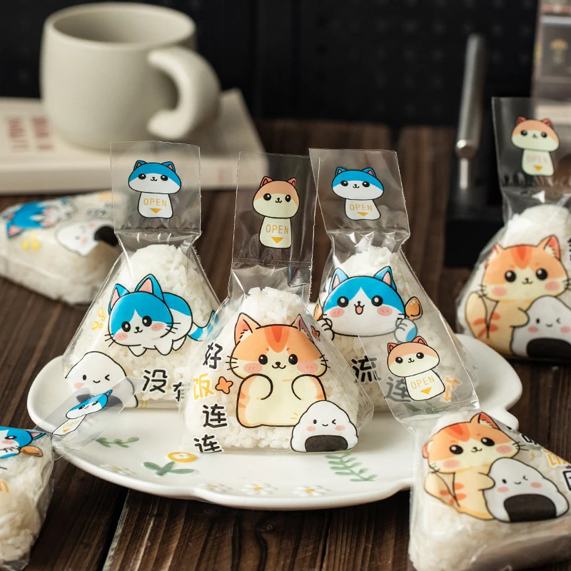 50/100 шт. японские треугольные обертки для онигири с морскими водорослями