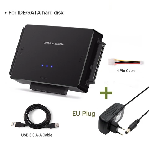 Переходник с Sata на USB 3,0 для внешнего кабеля SSD HDD 2,5/3,5 дюйма IDE SATA адаптер для ПК Macbook USB 3,0 на SATA IDE 3 адаптер