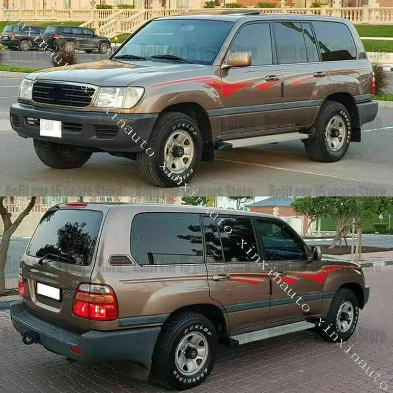 4 шт. защитные крышки для подножки Toyota Land Cruiser 1998-2007 Nerf