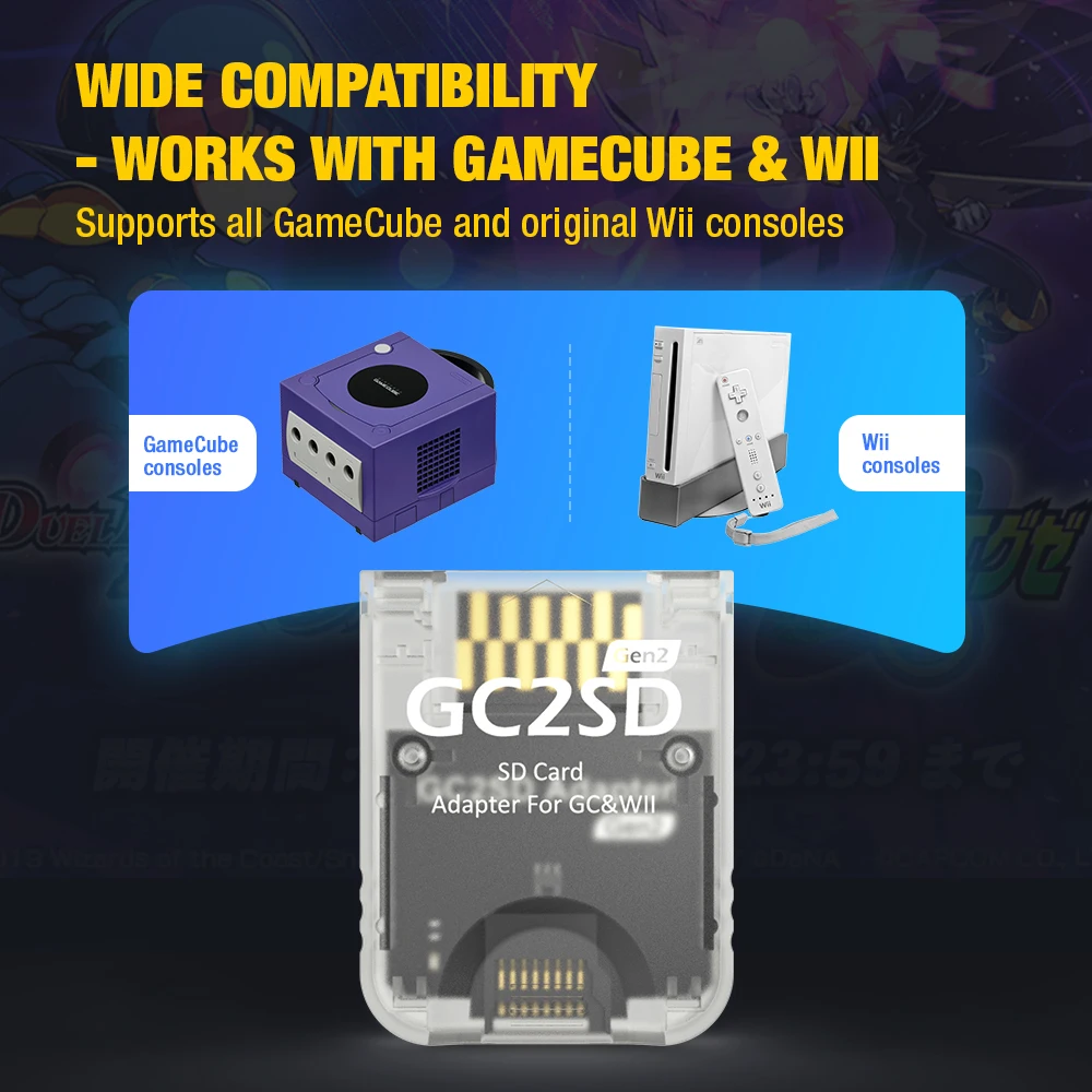 Фото Усовершенствованный адаптер для SD-карт GC2SD Gen2 для игровых консолей GameCube/Wii, поддерживающий последнюю швейцарскую версию. №3