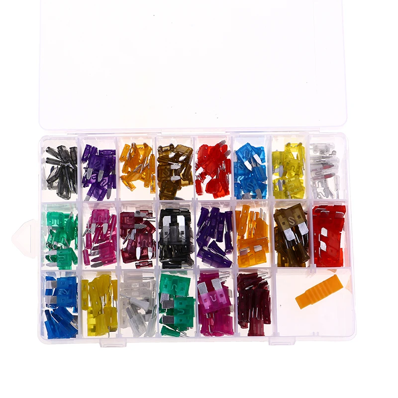 

272 шт., Автомобильные предохранители 2A 3A 5A 10A 15A 20A 25A 30A 35A