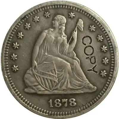 

Копии монет США 1878 P,CC,S LIBERTY SEATED четверть доллара