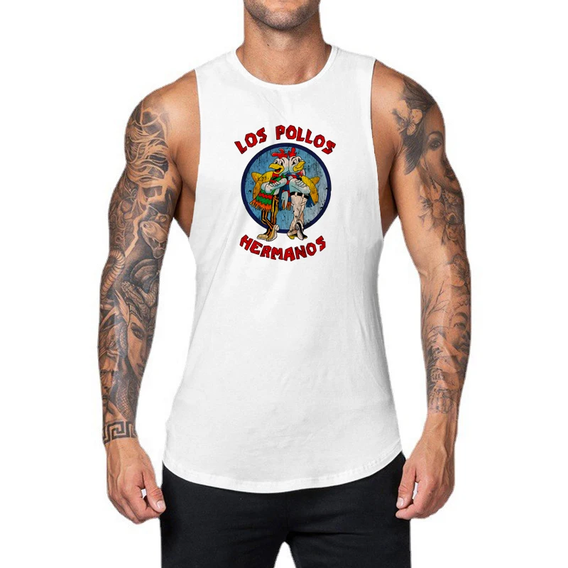 Мужская повседневная майка для бега Корейская фитнеса одежда тренажерного зала