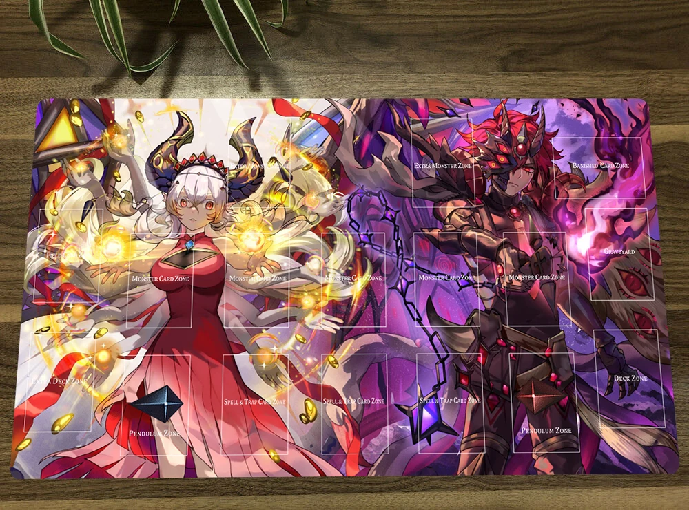 YuGiOh Aluber &amp Blazing Cartesia the Virtuous TCG CCG Mat Trading Card Game Table Playmat Desk Gaming Play Mouse Pad