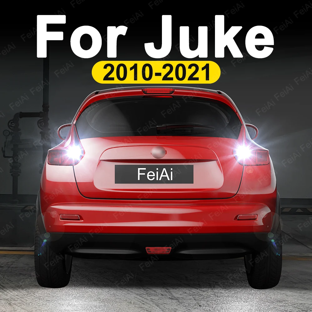 Светодиодные фонари заднего хода для Nissan Juke F15 F16 2010 2011 2012 2013 2014 2015 2016 2017 2018 2019-2021 аксессуары для фонарей заднего хода