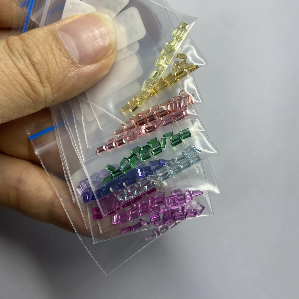 20 шт./упаковка синтетический корундовый Радужный драгоценный камень 12 цветов |