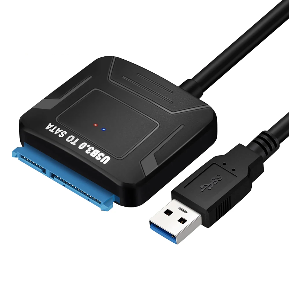 

USB SATA III Hard Drive Adapter Cable SATA to USB 3.0 Adapter for 3.5/2.5 Inch HDD/SSD Support UASP Compatible with Samsung Seag
