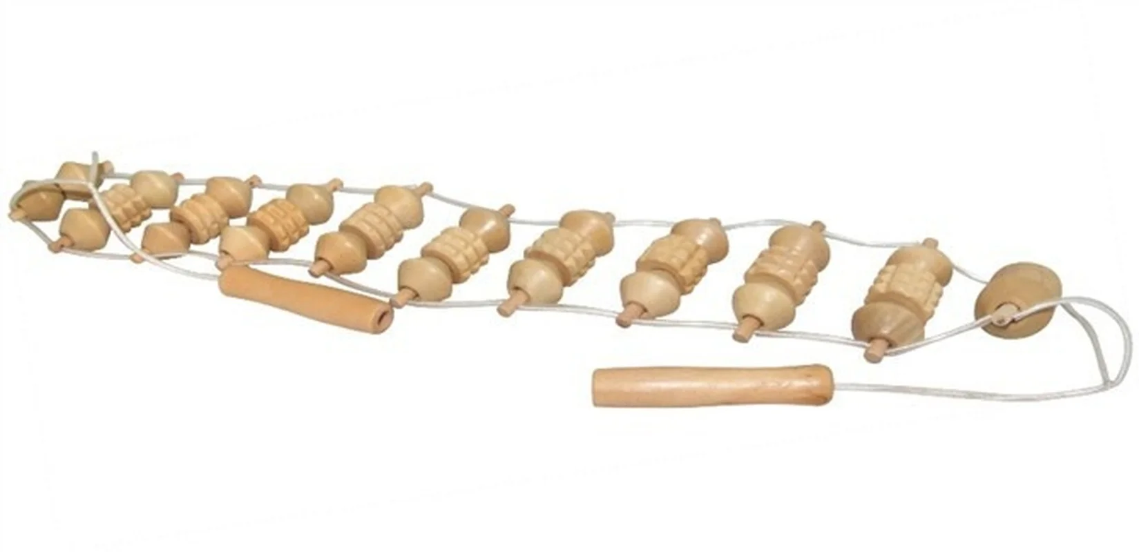 

Body Massage Roller Wheel Wooden Massager Wooden Pulling Relax Muscle Stimulator Relase Back Pain Health Care Tools
