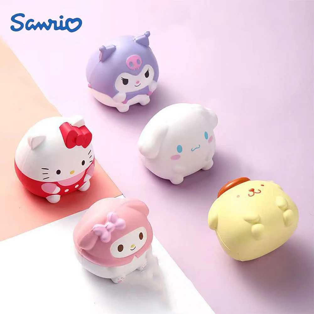 

Мультяшные милые игрушки для декомпрессии, медленно восстанавливающие форму Sanrio Kuromi Cinnamoroll, игрушка для снятия стресса, сжимаемая игрушка, креативные подарки