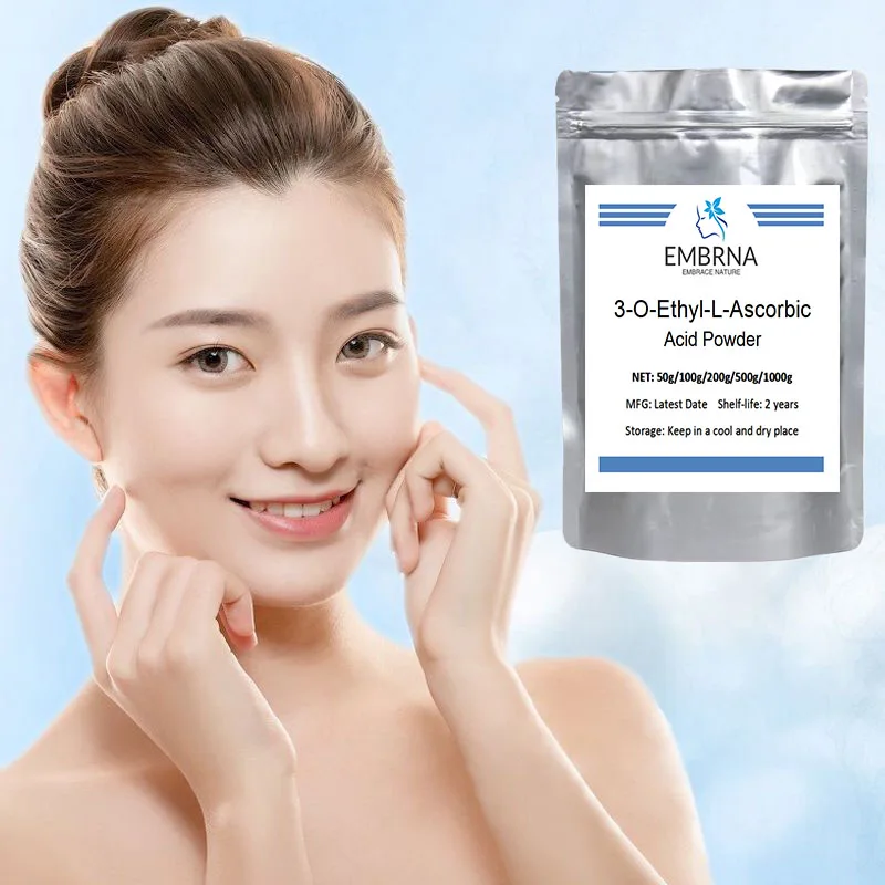 

Порошок витамина С 3-о-этил-l-аскорбиновой кислотой, отбеливание кожи, антиокисление, выцветание пятен, макияж лица, бесплатная доставка