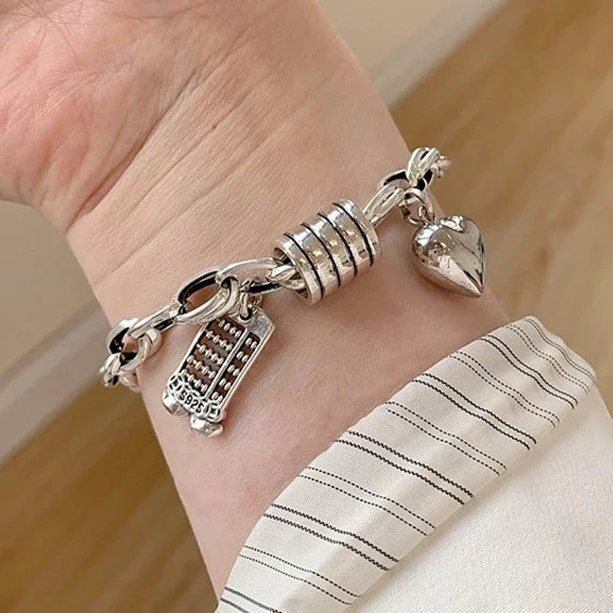 Регулируемый браслет MEETSOFT из серебра 925 пробы