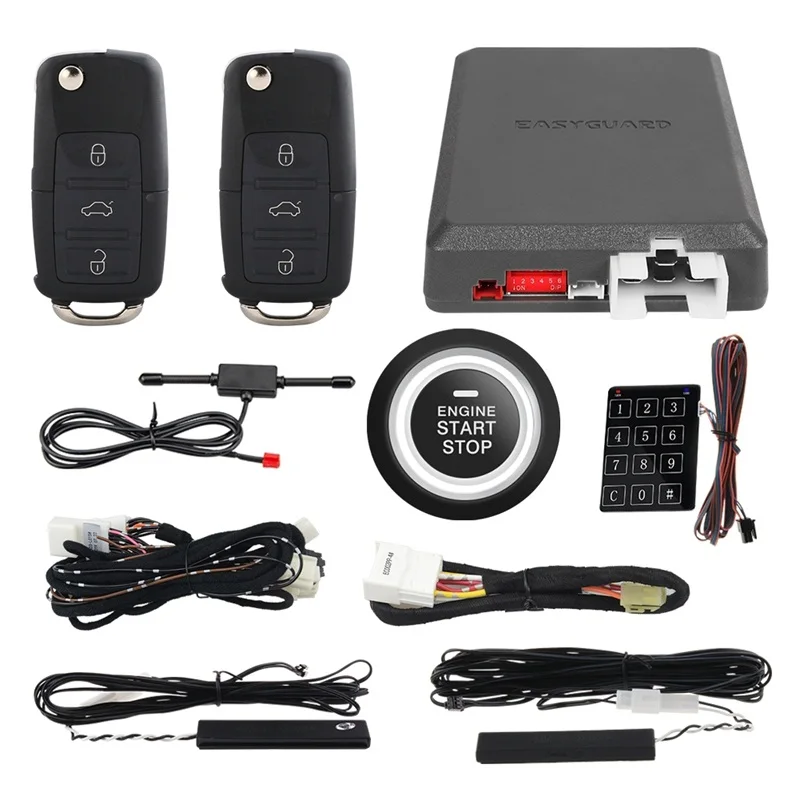 

Plug And Play Remote Start Kit For Volkswagen Polo 2010-2019 CANBUS Compatible PKE Proximity Lock Unlock Password Keypad Entry