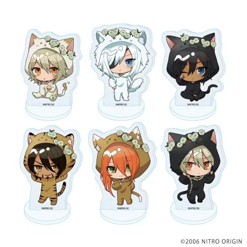 Фото Lamento - BEYOND THE VOID Flowers серии Мини-акриловая подставка Konoe Rai Asato Bardo Razel Kaltz Кукла Аниме Фигурка Модель Подарки для фанатов №1