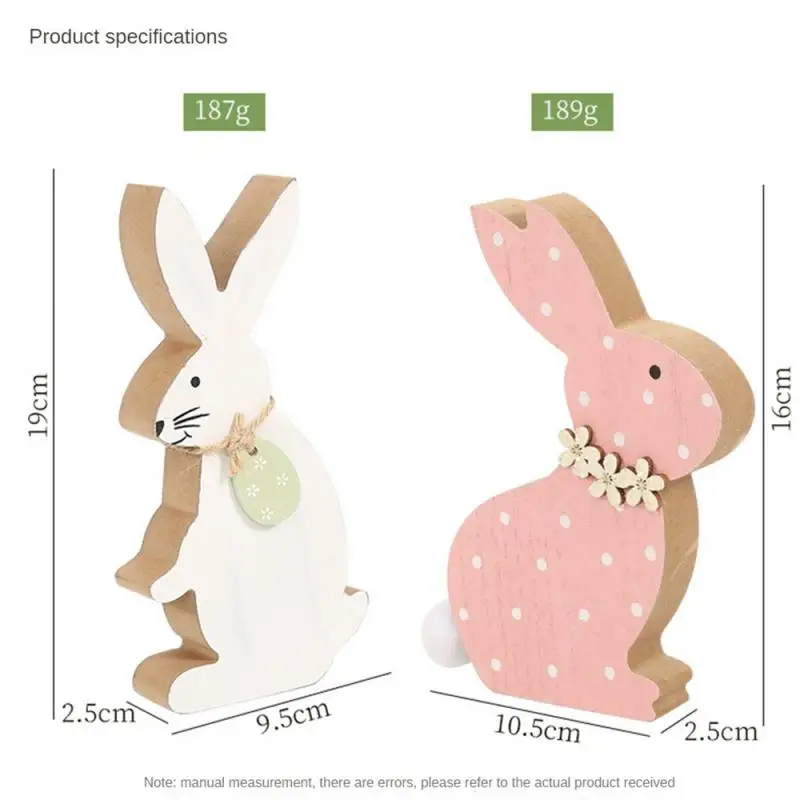 

Gardening Decorative Rabbit Watercolor Cartoon Rabbit Easter Creative Mother And Son Rabbit Decoration Photo Props Crafts