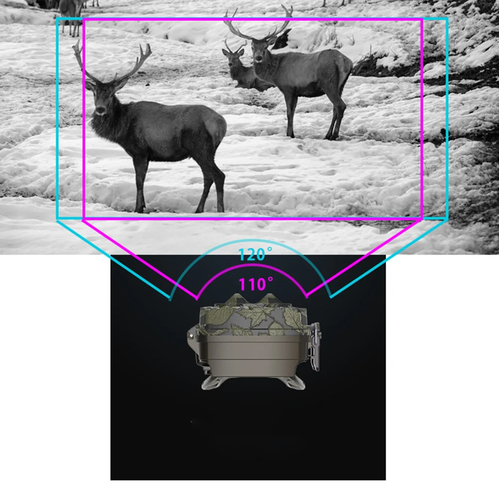 

Hot Sale Camera Camera Set 4K And 2.7K Video AV Cable Bracket Accessories Hunting Trail Camera 25-30m IR Distance