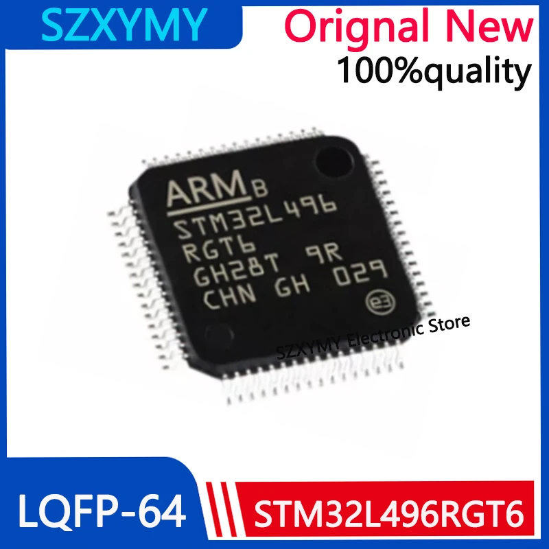 

Новинка, оригинальный, без подделки, LQFP STM32L496RGT6 STM32L496 LQFP-64 IC