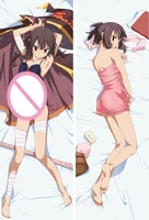 60x180cm anime dakimakura megumin cushion cover hugging body pillow case kono subarash sekai ni shukufuku wo pillow covers