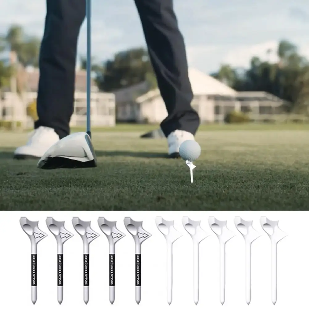 

Пластиковые Тройники для гольфа, аксессуары для гольфа премиум класса, небьющиеся тройники для гольфа, высокая стабильность, низкое трение на расстоянии, легко и долго