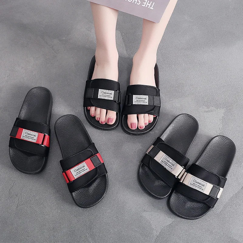 

2022 New Slippers Ladies Summer Outdoor Wear Trend Korean Version Personality Fashion Beach Sandals Soft Bottom Beach Flip Flops
