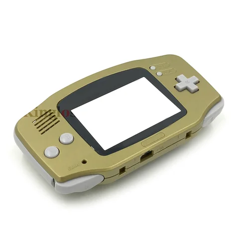 Полный комплект корпуса с резиновыми кнопками защиты объектива экрана для консоли Game Boy Advance GBA