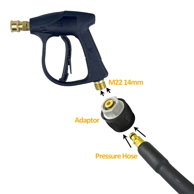 Адаптер для шланга высокого давления Karcher/Bosch/Nilfisk/Lavor подключения выхода