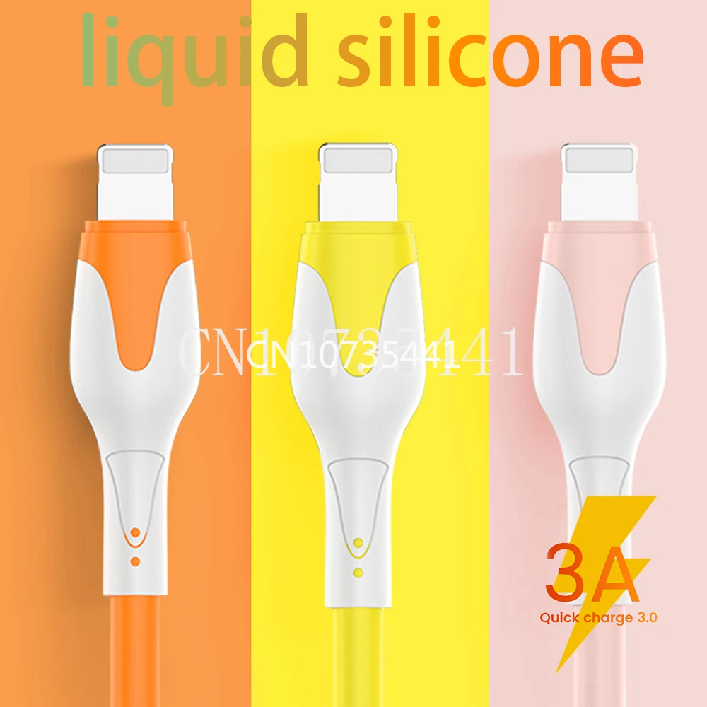 

3A USB Type C Cable For Huawei Honor Xiaomi USB Type C Charger Cord 2.4 A For iPhone 15 14 13 12 11 Pro Max Xs X 8 Plus Cable 2M