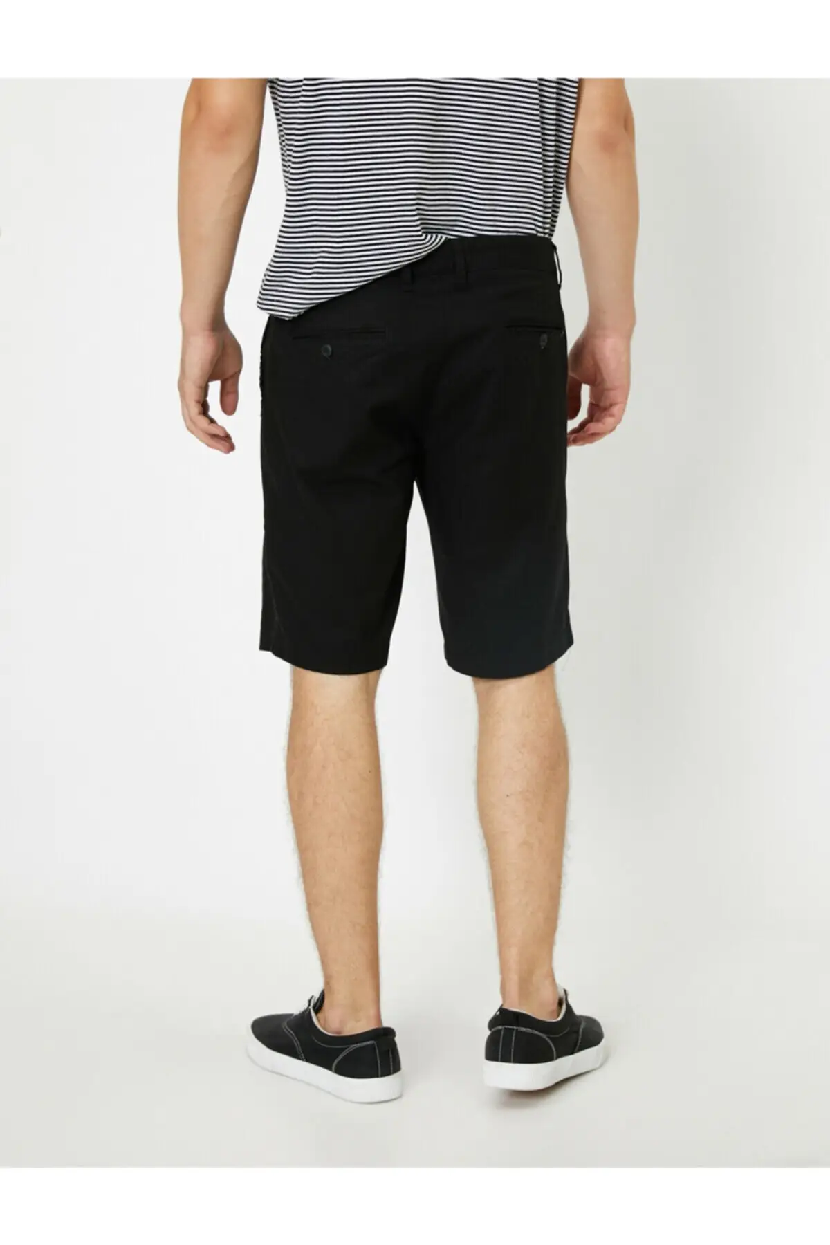 

Men's Shorts Men's Summer Shorts Black Linen shorts with pockets Men