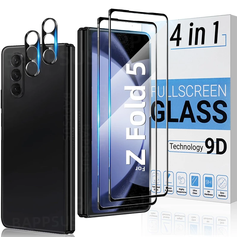 

Screen Protector For Samsung Galaxy Z Fold 5 4 3 Fold4 Fold3 Anti-scratch Tempered Glass Camera Lens Protective Film For ZFold5