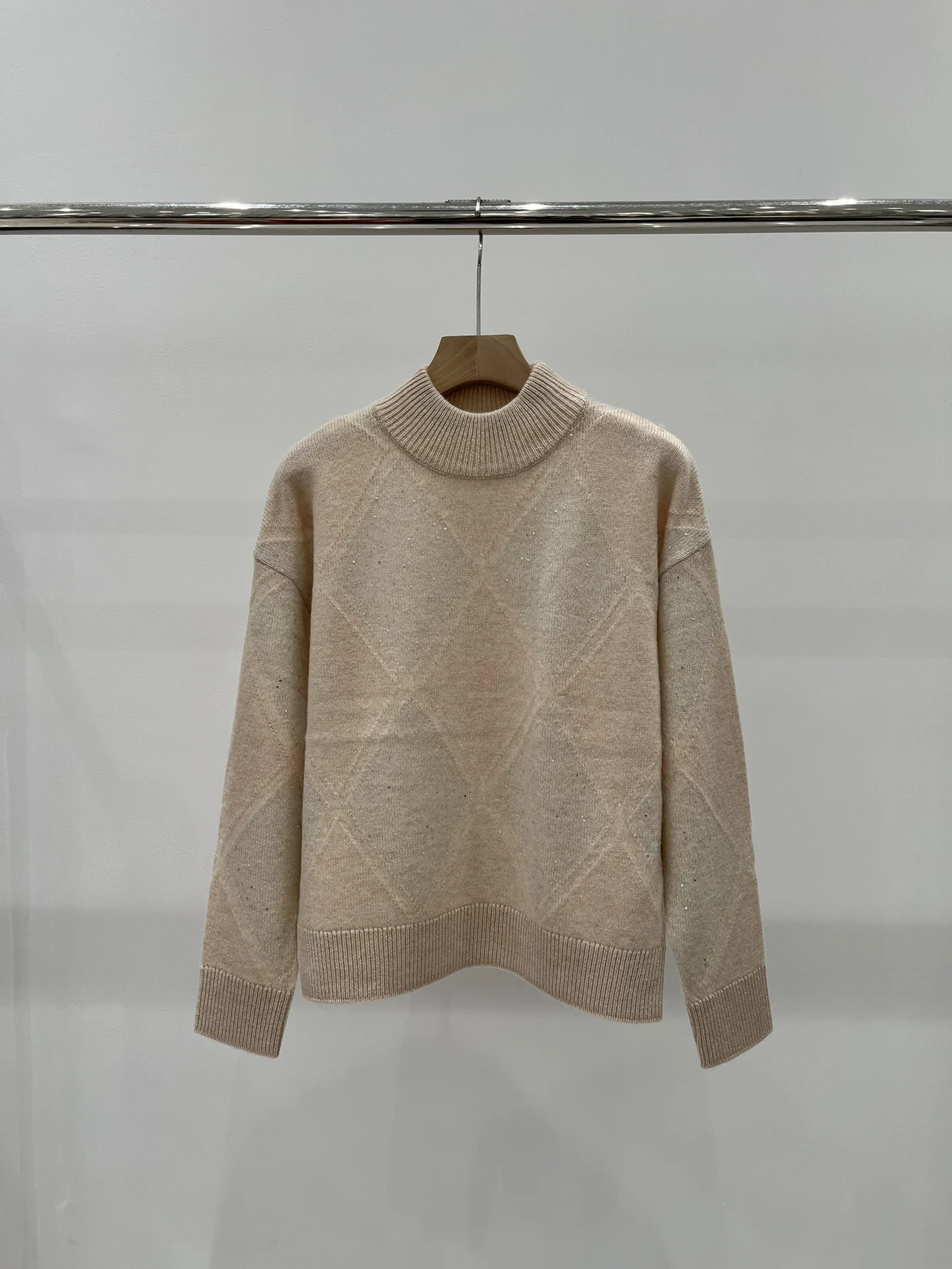 Осенне-зимний женский вязаный свитер кашемировая рубашка с длинным рукавом и