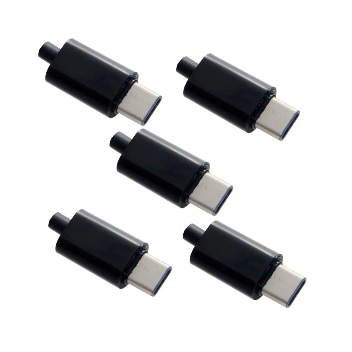 

10 шт. USB разъём Type-C ELECAPITAL белый/черный