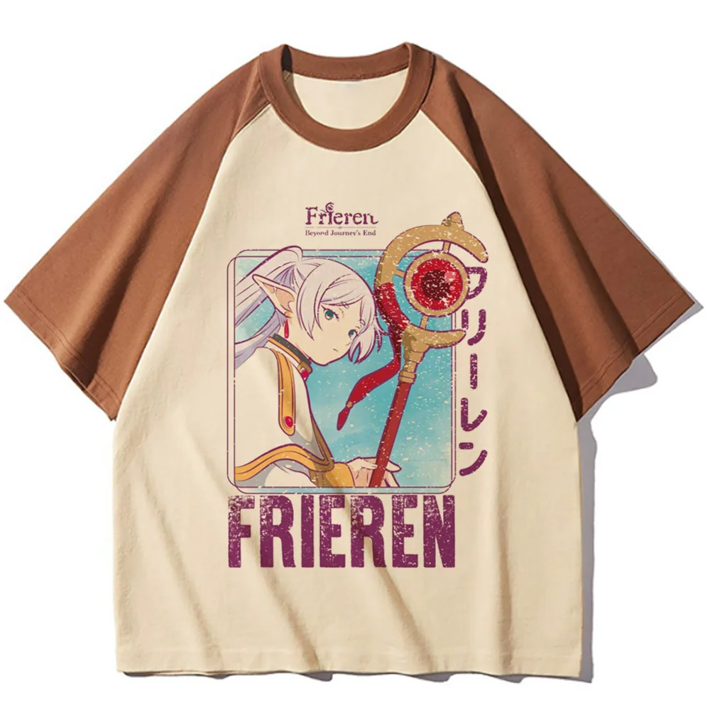 Топ Frieren женская элегантная быстросохнущая футболка с графическим рисунком