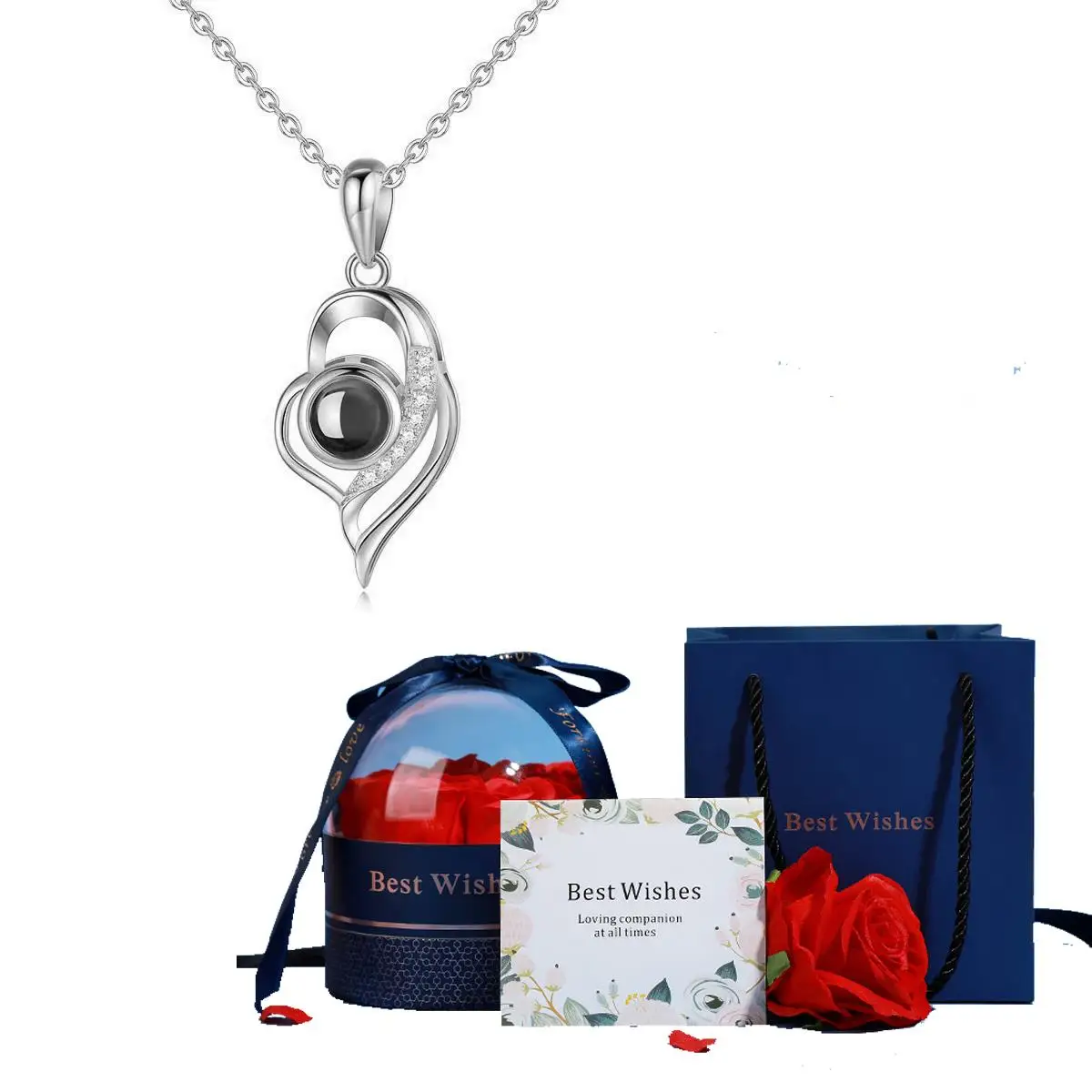 Ожерелье с подвеской-проектором 100 языков