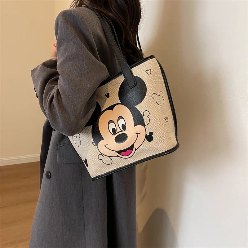 Женская Парусиновая Сумка Через Плечо Disney С Дизайном Микки Мауса