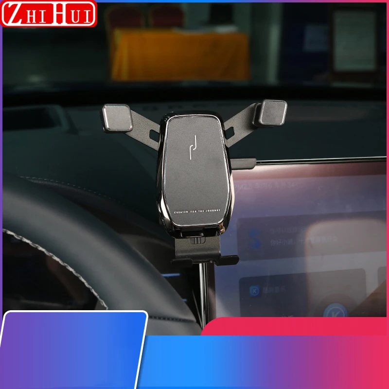 

For BYD Tang EV DMI DMP 2021 2022 2023 Car Phone Mount Holder Dashboard Air Vent Clip 360 GPS Gravity Bracket Accessories
