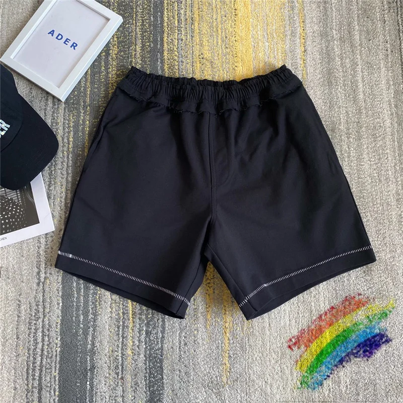 

2021ss Adererror Shorts Men Women 1:1 High Quality Drawstring Ader Error Fringed Elastic Waist Shorts Breechcloth