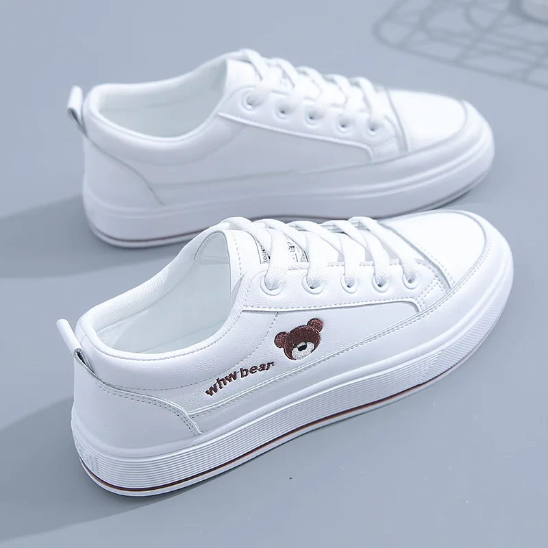 

2022 Autumn New Women Shoes Fashion Sneakers Casual Non Slip Platform Shoes Flat Women Breathable White Shoes Zapatos De Mujer