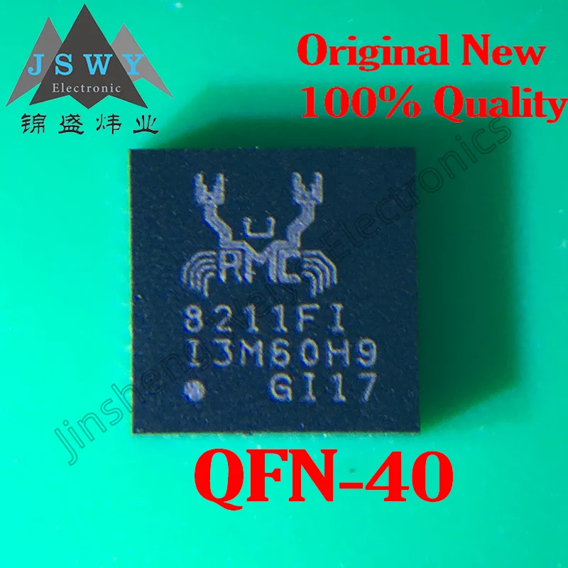 

5PCS RTL8211FI-CG 8211FI RTL8211F1 QFN40 Ethernet Transceiver IC Chip 100% Brand New Original In Stock Free shipping