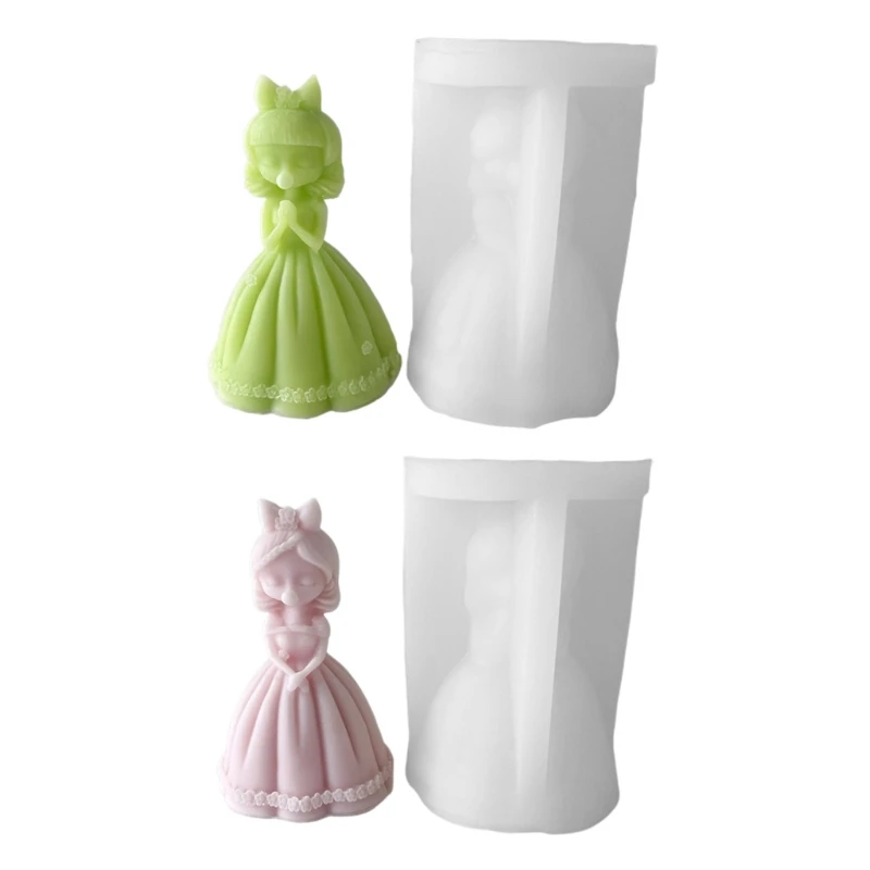 

Симпатичная форма N58F, силиконовая форма Bubblin для изготовления свечей, форма для девушек, мыло ручной работы «сделай сам»