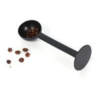 tamping scoop 2 in 1 for coffee powder coffeeware measuring tamper spoon plasticstainless steel kitchen accessories 1pcs