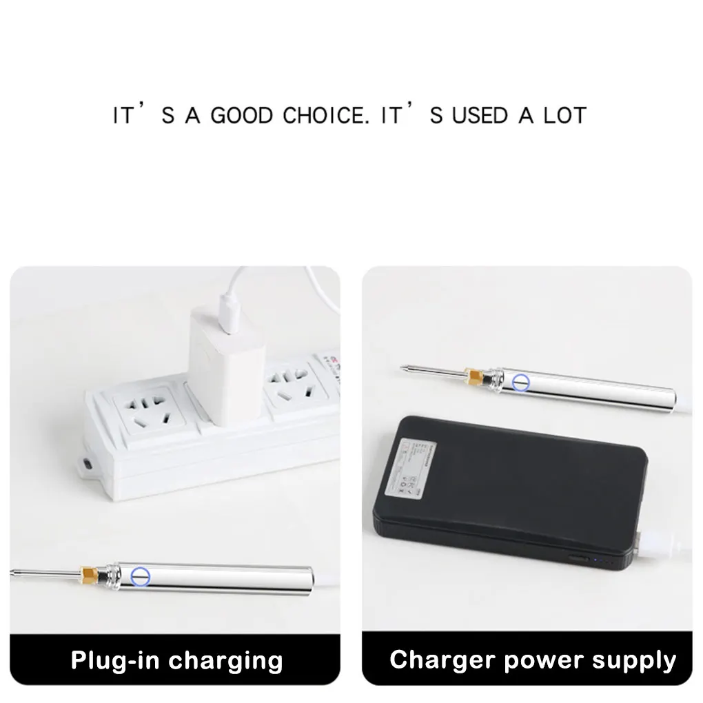 

Беспроводной паяльник из нержавеющей стали, портативный ручной паяльник с быстрым нагревом, профессиональный сварочный инструмент на бата...