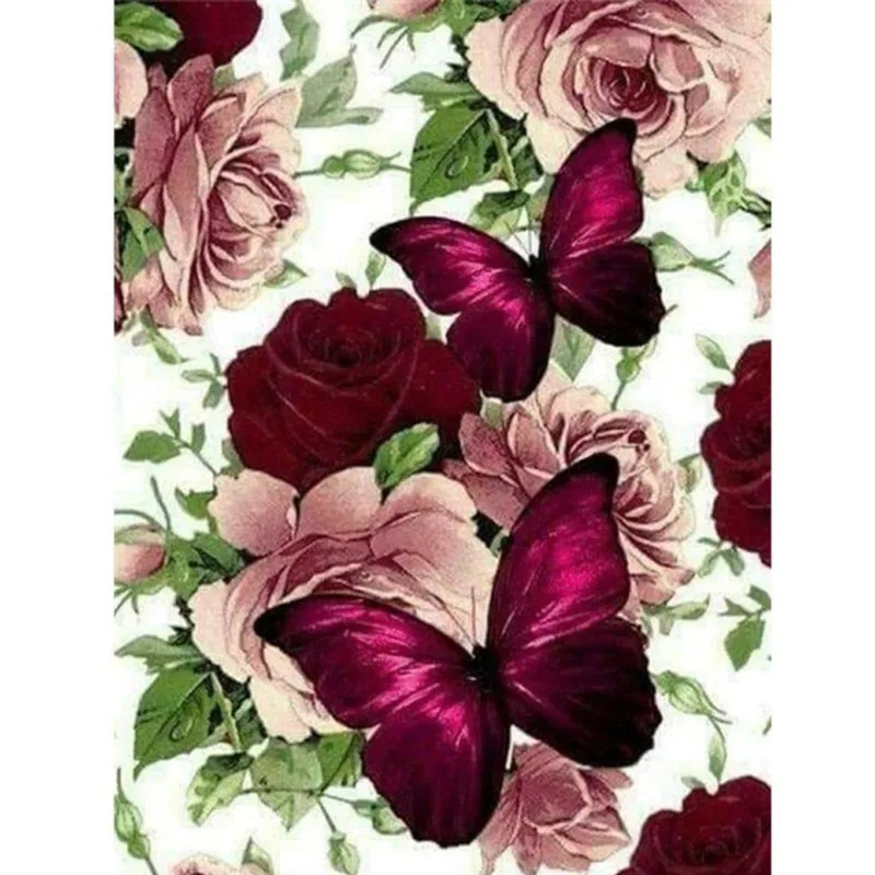 

20031Ann-Tulip diy digital oil painting oil painting acrylic flower painting explosion hand-filled landscape painting